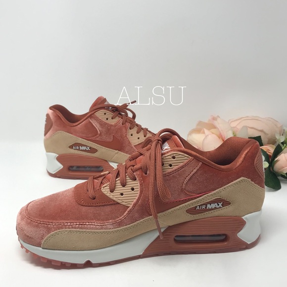 NWT Nike Air Max 90 LuX Dusty Peach🍑W AUTHENTIC - Picture 3 of 8